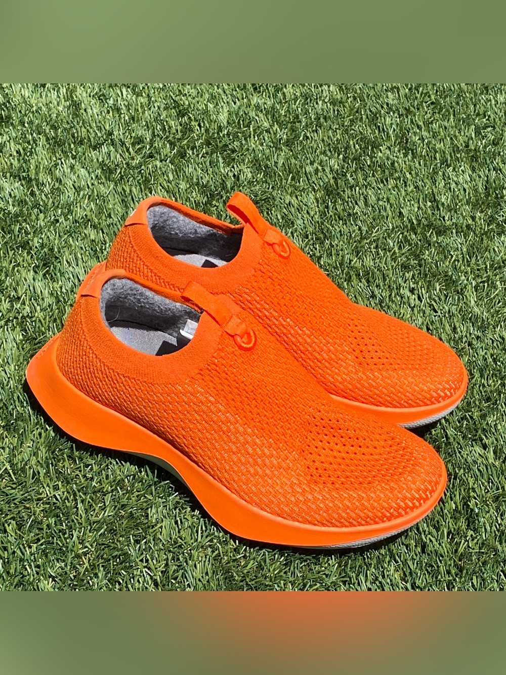 Allbirds Tree Dasher Womens Sz 7.5 Afterglow Orange SlipOn Running Sneaker Shoes